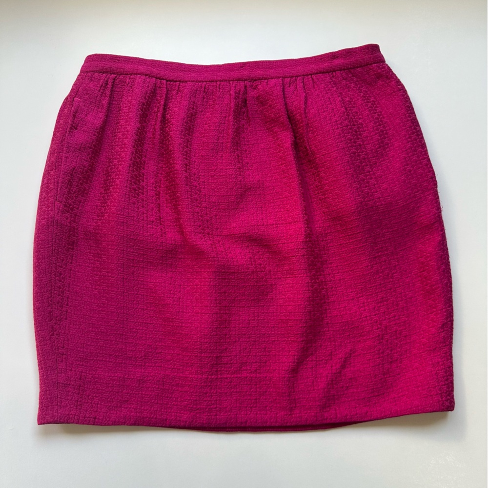 Sandro Hot Pink Mini Pencil Skirt w/Pockets